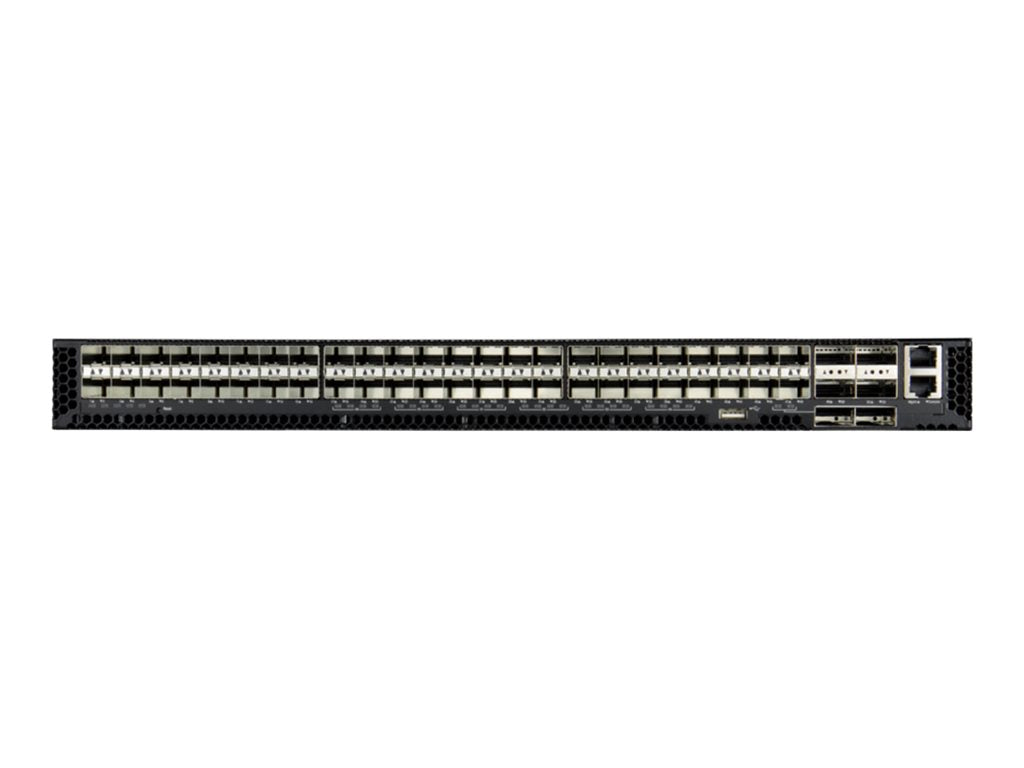 Edge-Core AS7312-54XS - Switch - L3 - managed - 48 x 10/25 Gigabit SFP28 + 6 x 100 Gigabit QSFP28 - front to back airflow - rack-mountable 7312-54XS-O-AC-F-US