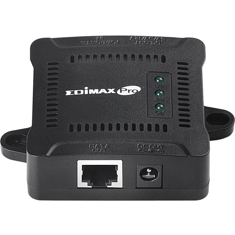 Edimax IEEE 802.3at Gigabit PoE+ Splitter with Adjustable 5V DC, 9V DC, 12V DC Output