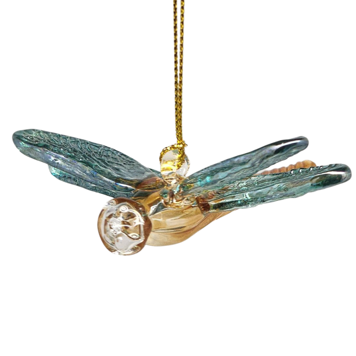 Egyptian Glass Dragon Fly - Green Wings
