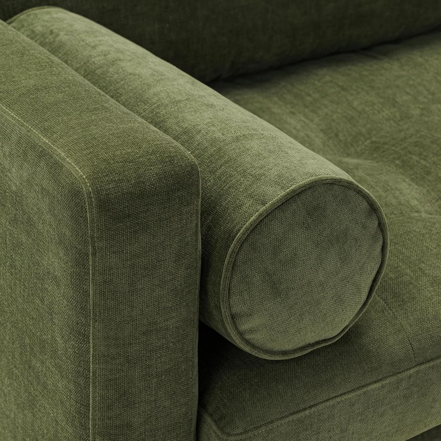 EightyTwoInches Pull Out Sofa Bed With Hidden Mattress