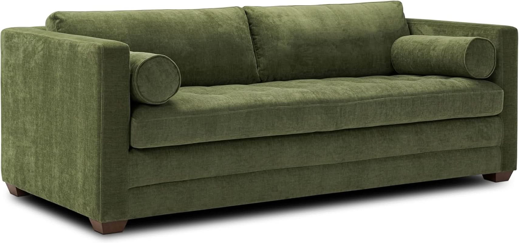 EightyTwoInches Pull Out Sofa Bed With Hidden Mattress