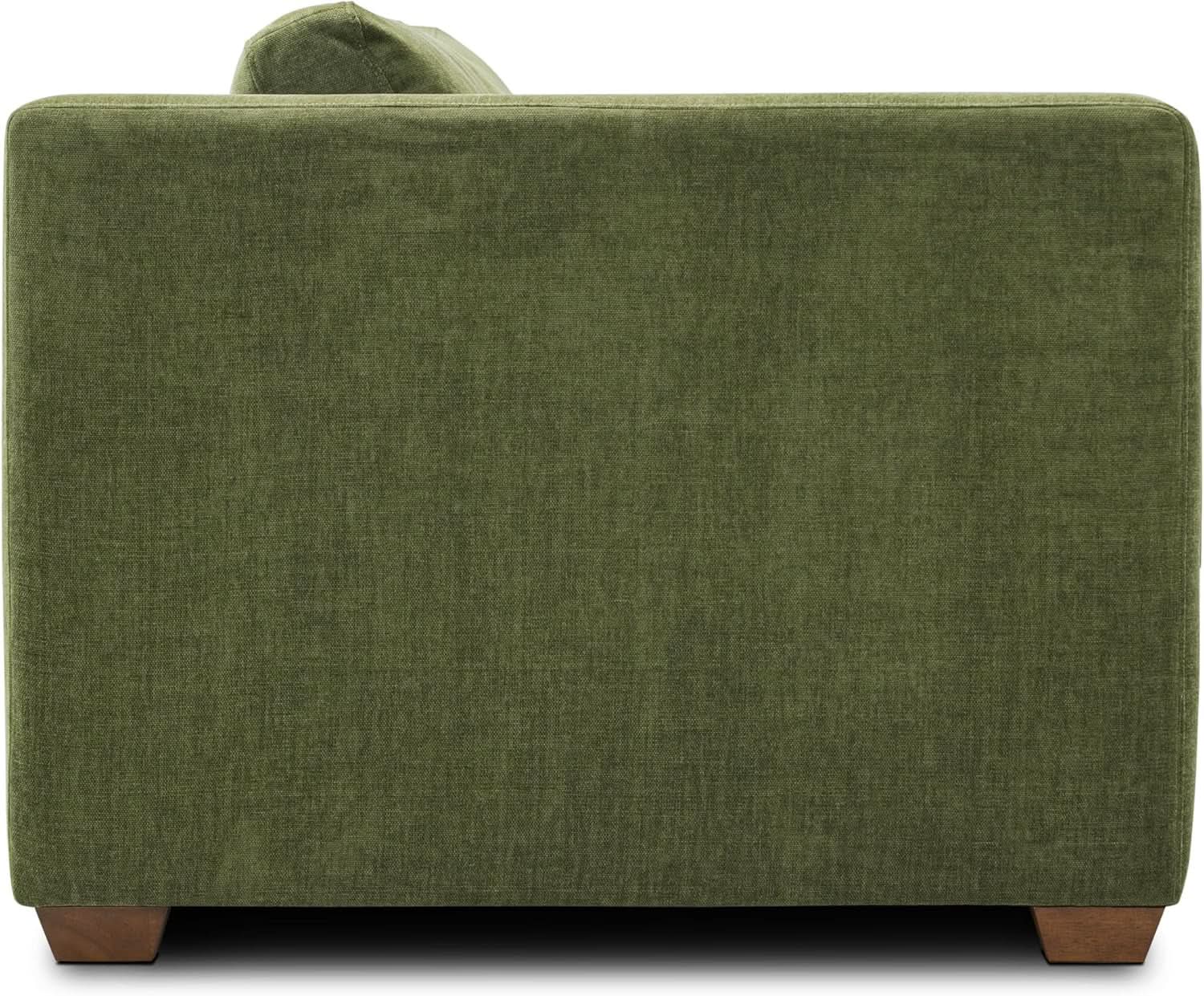 EightyTwoInches Pull Out Sofa Bed With Hidden Mattress