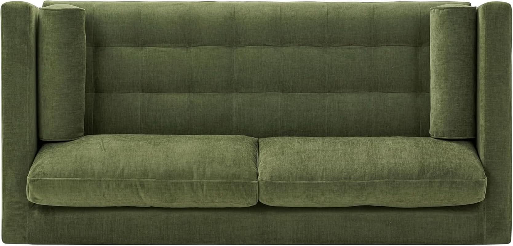 EightyTwoInches Pull Out Sofa Bed With Hidden Mattress
