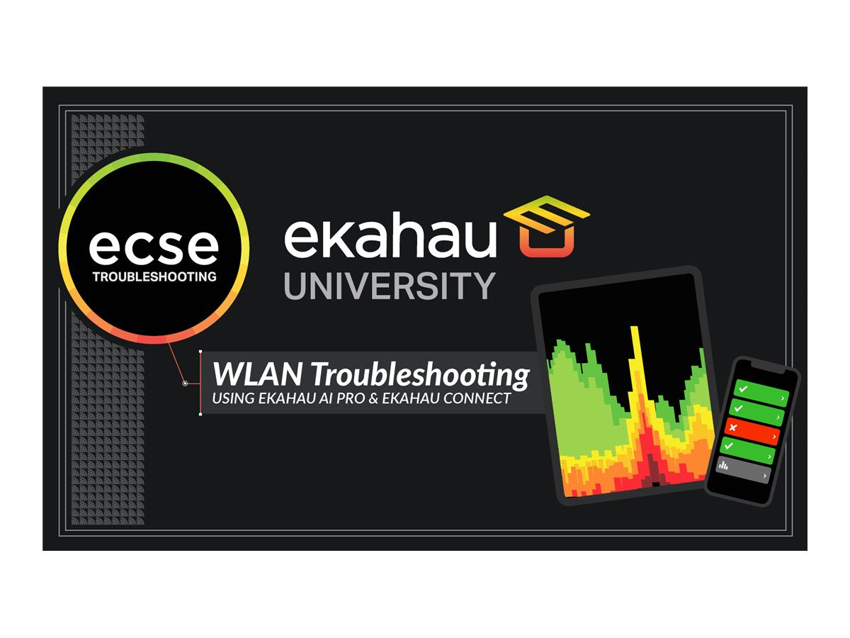 Ekahau Wifi Troubleshooting Class - Online Instructor-Led Training (Ilt) Stream Wqpmv5x8-Uf-33c