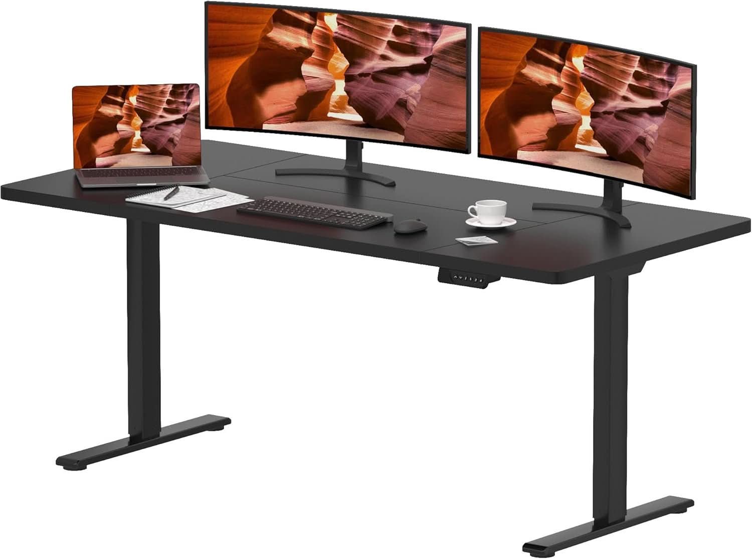 Electric Dual Motor Standing Desk with Adjustable Height