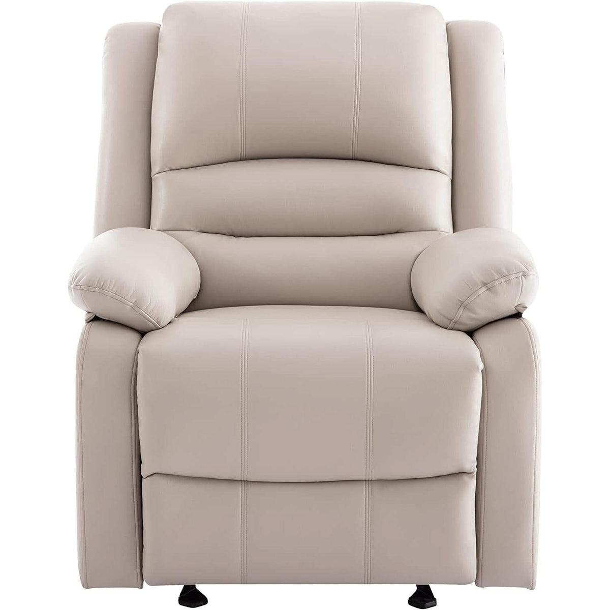 Electric Glider Recliner Chair With Power Recline Cream