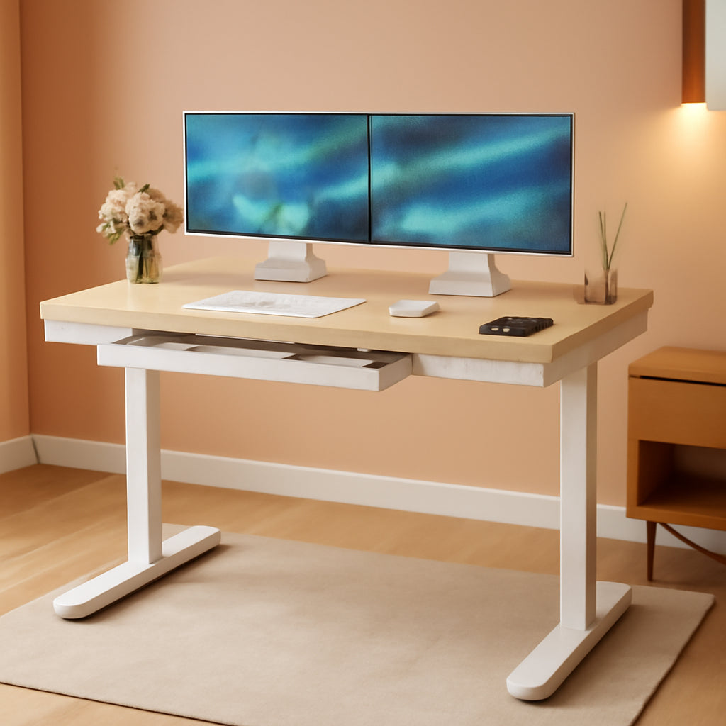 Electric Height Adjustable Standing Desk 48 By 24 Inches