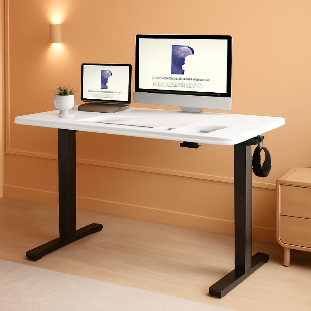 Electric Height Adjustable Standing Desk 48X24 Inches