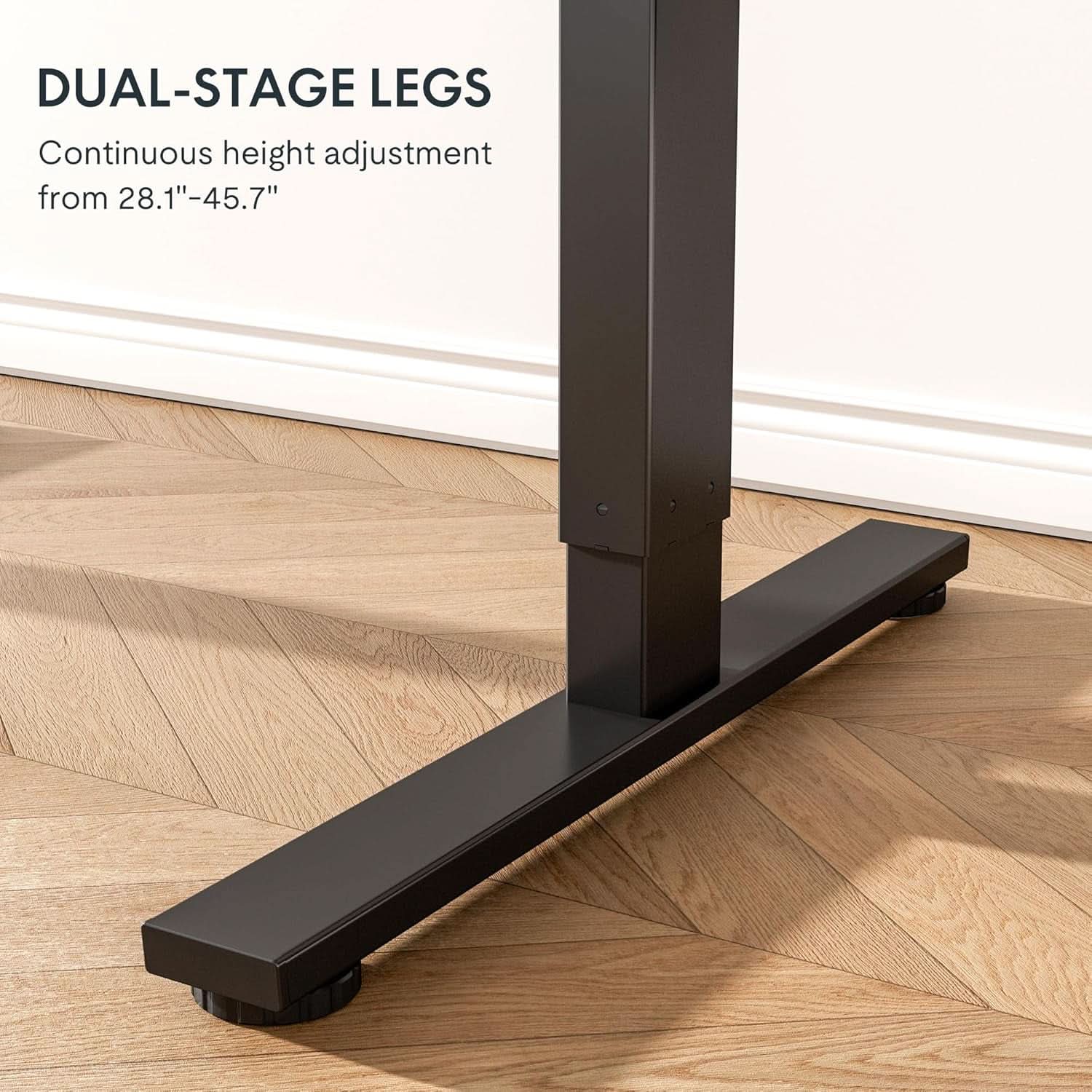 Electric Height Adjustable Standing Desk 48x24 Home Office