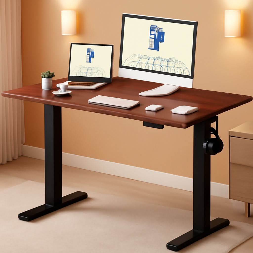 Electric Height Adjustable Standing Desk 48x24 Home Office
