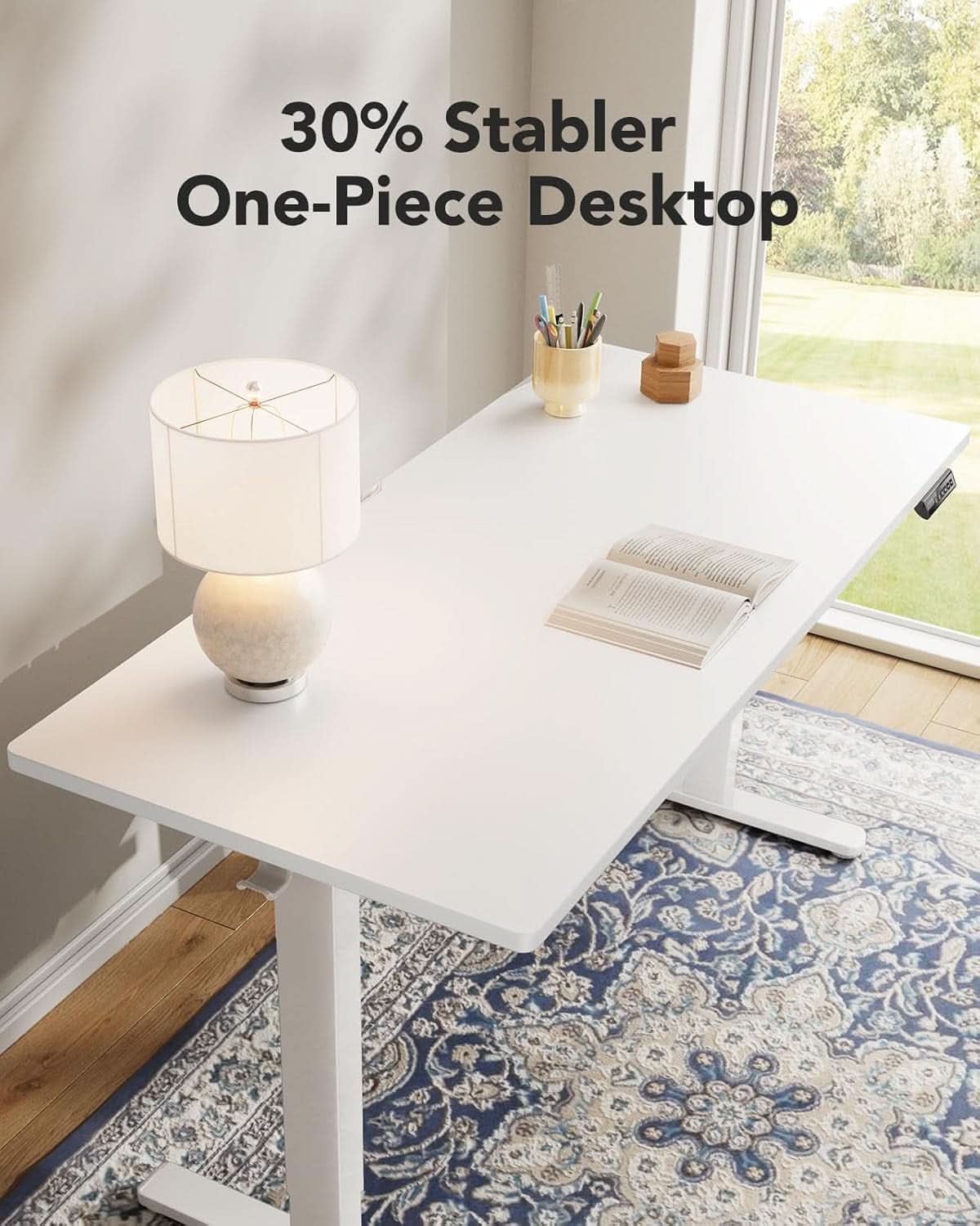 Electric Standing Desk 48 By 24 Inch With 4 Memory Height Settings
