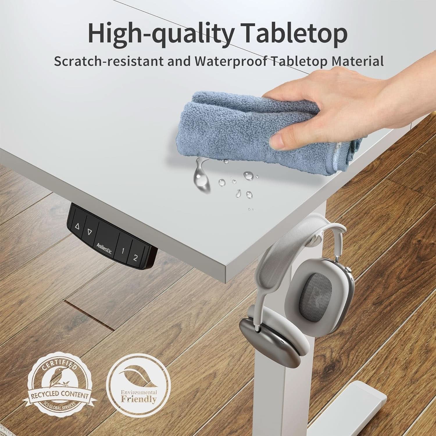 Electric Standing Desk 48x24 Height Adjustable Unit