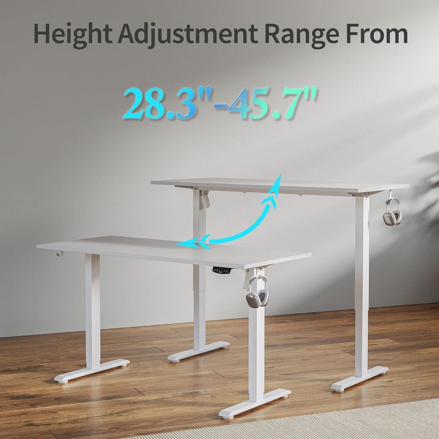 Electric Standing Desk 48x24 Height Adjustable Unit