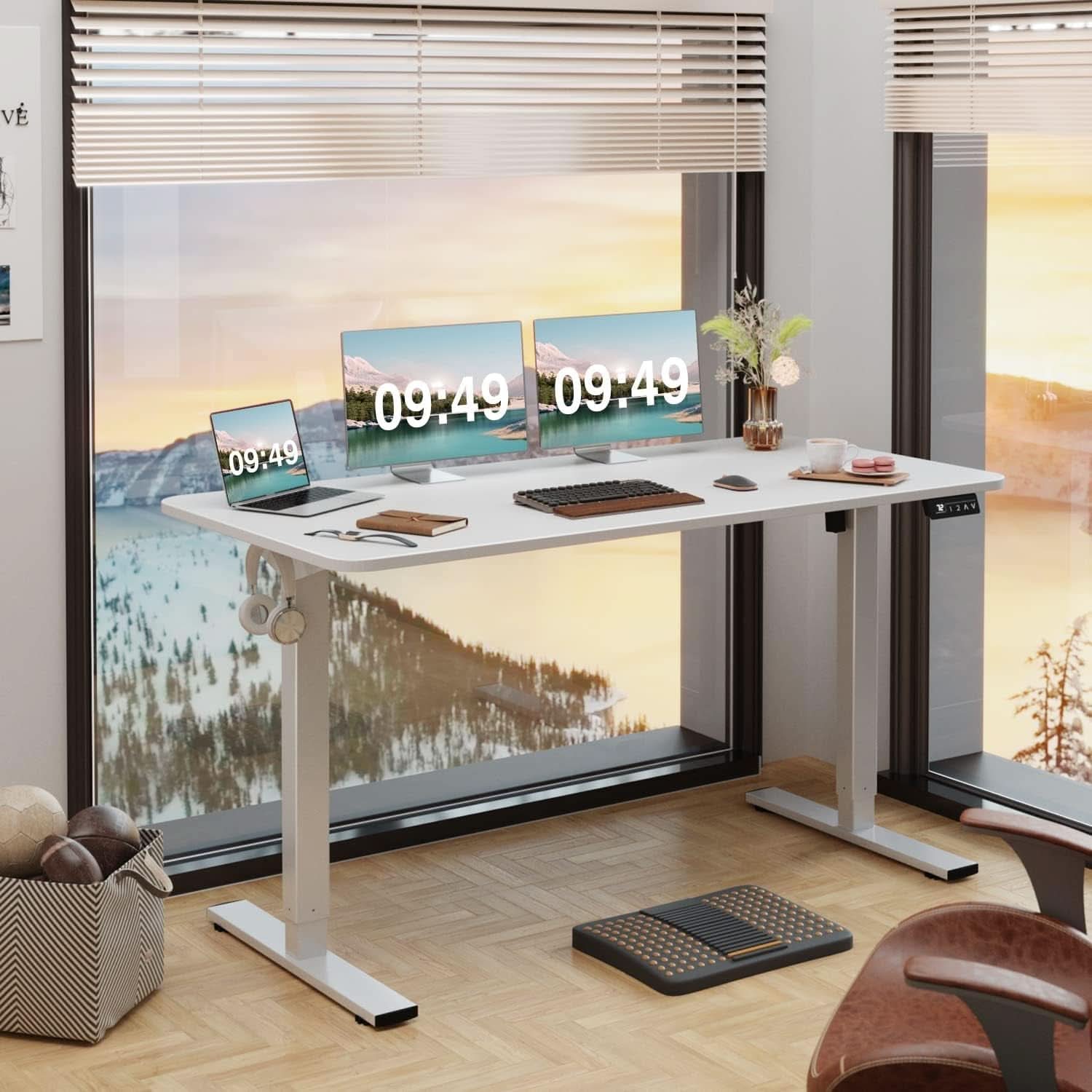 Electric Standing Desk 55x24 Inches Memory Presets