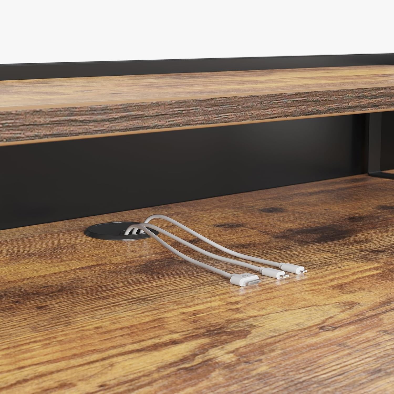 Electric Standing Desk With Drawers Adjustable Height Feature