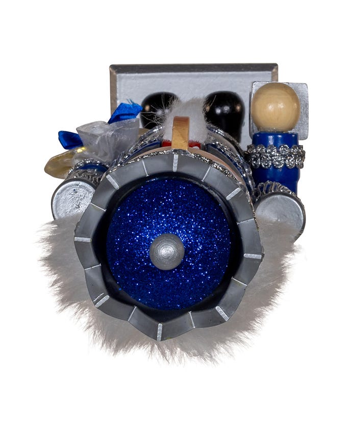 Elegant 15-Inch Hanukkah Nutcracker