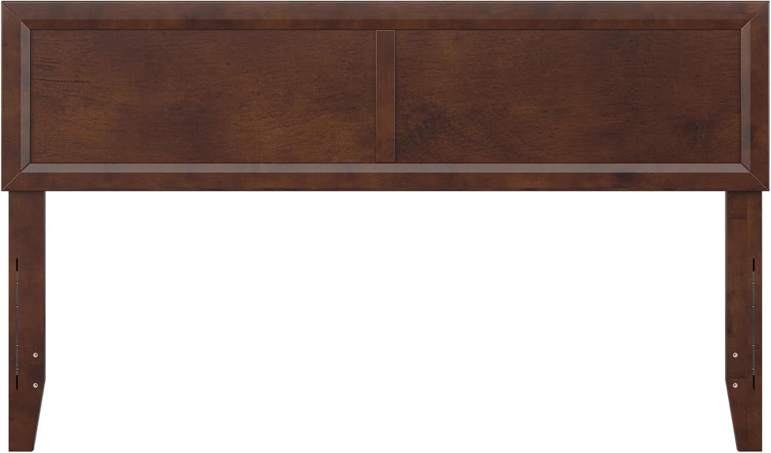Elegant Adjustable Solid Wood Queen Headboard in Walnut