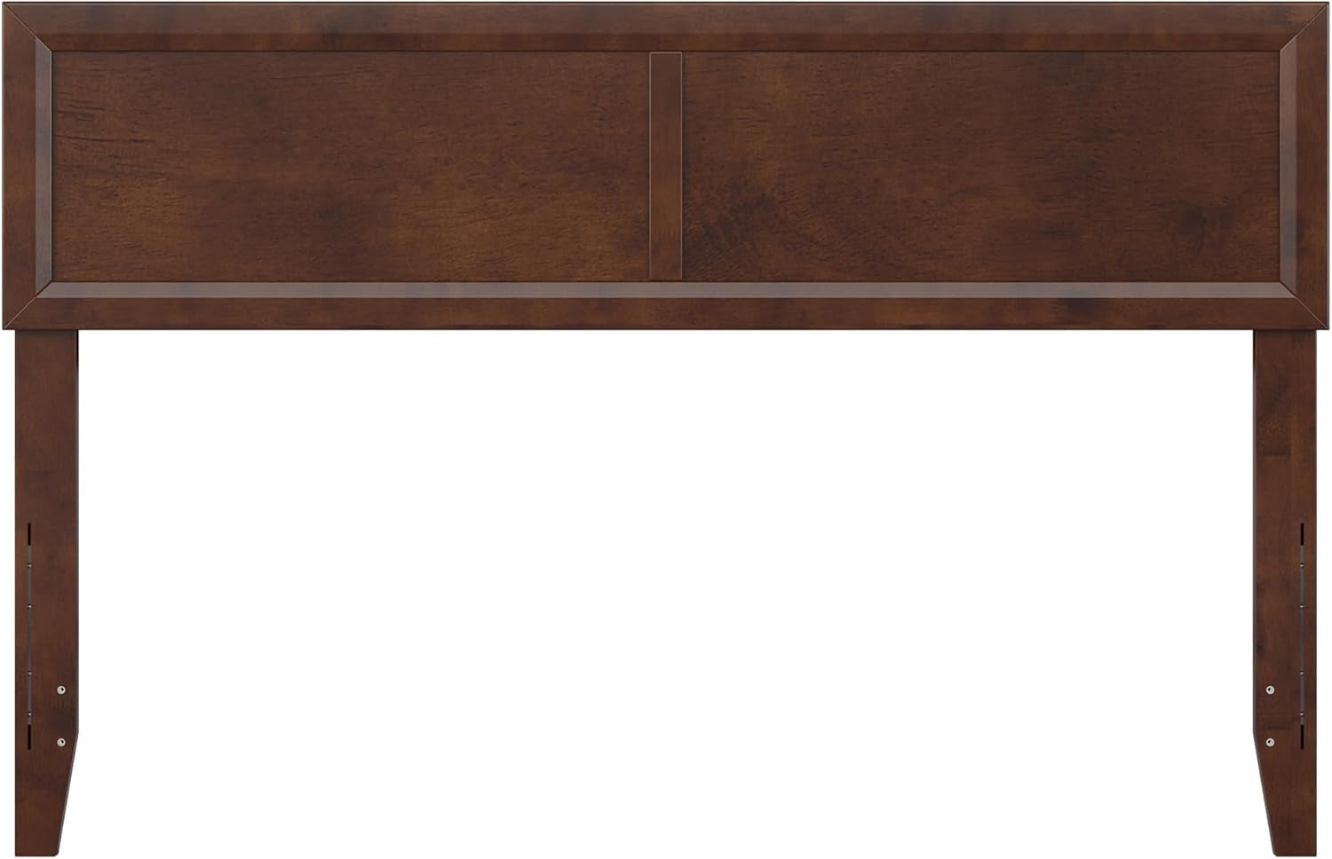 Elegant Adjustable Solid Wood Queen Headboard in Walnut
