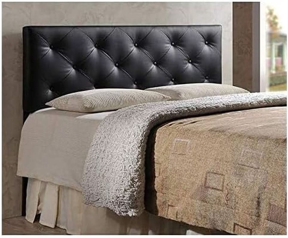 Elegant Modern Faux Leather Upholstered Headboard for Bedrooms