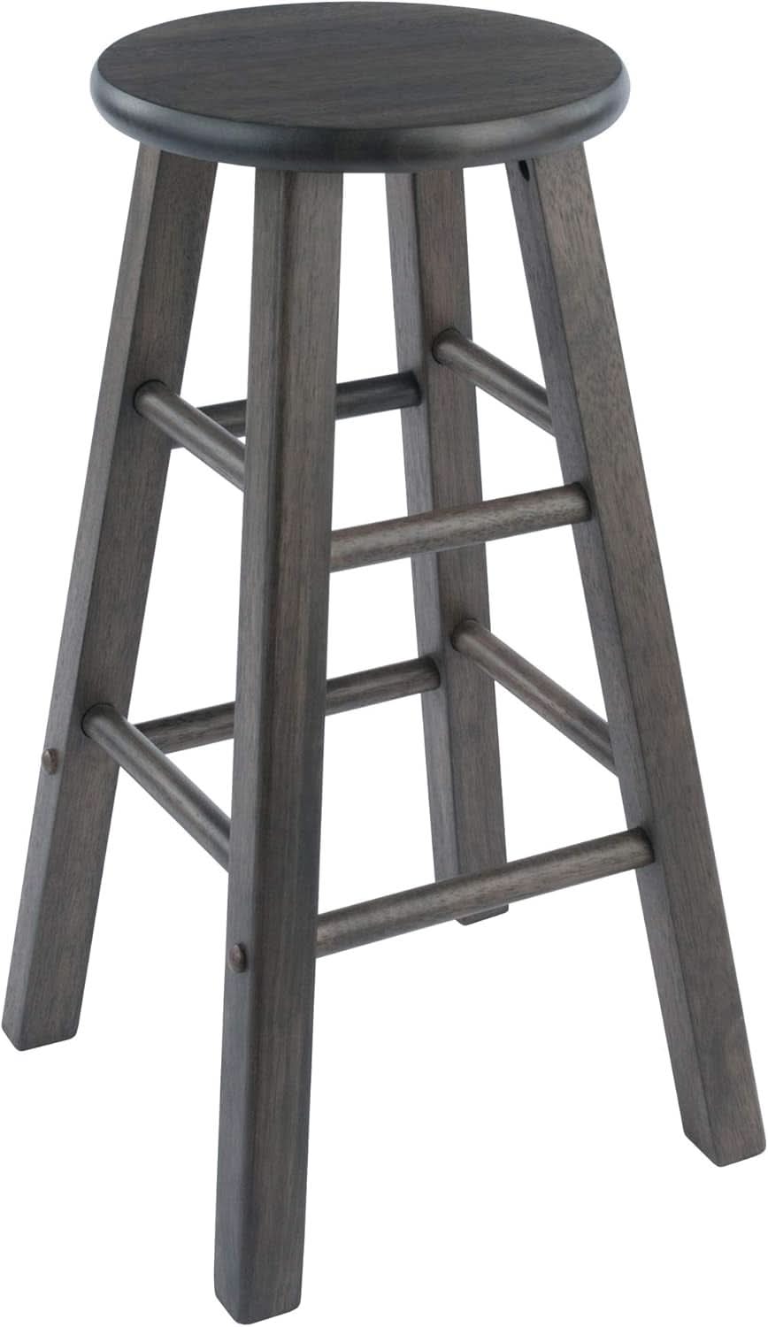Element 2 Piece 24In Counter Stool Set Oyster Gray
