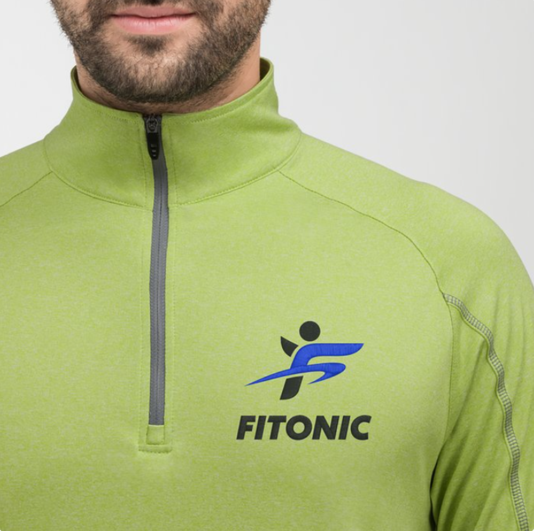Elevate™ Taza Knit Quarter-Zip Jacket – Sleek Comfort with a Touch of Performance