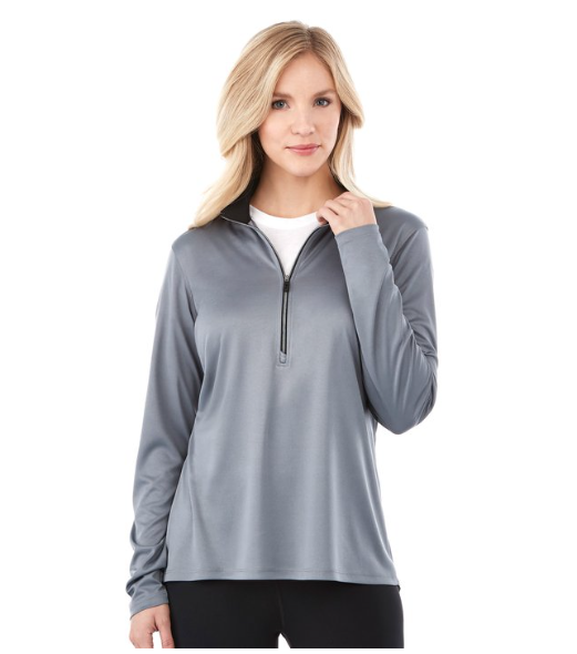 Elevate Women's Vega Tech Half Zip – Sleek Performance, Perfect for Active Lifestyles