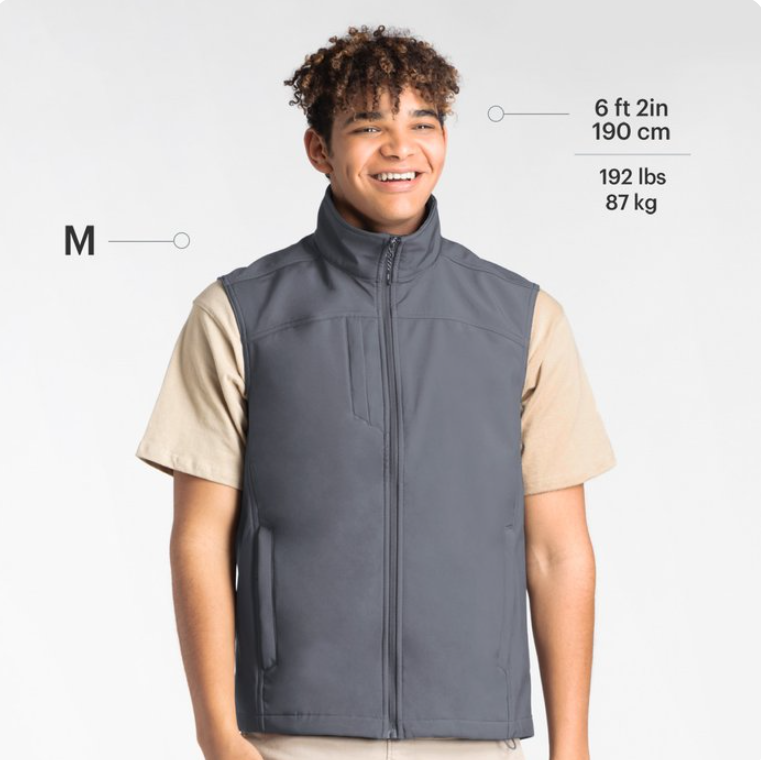 Elevate™ Stinson Softshell Vest – Sleek Warmth, Built for Layering