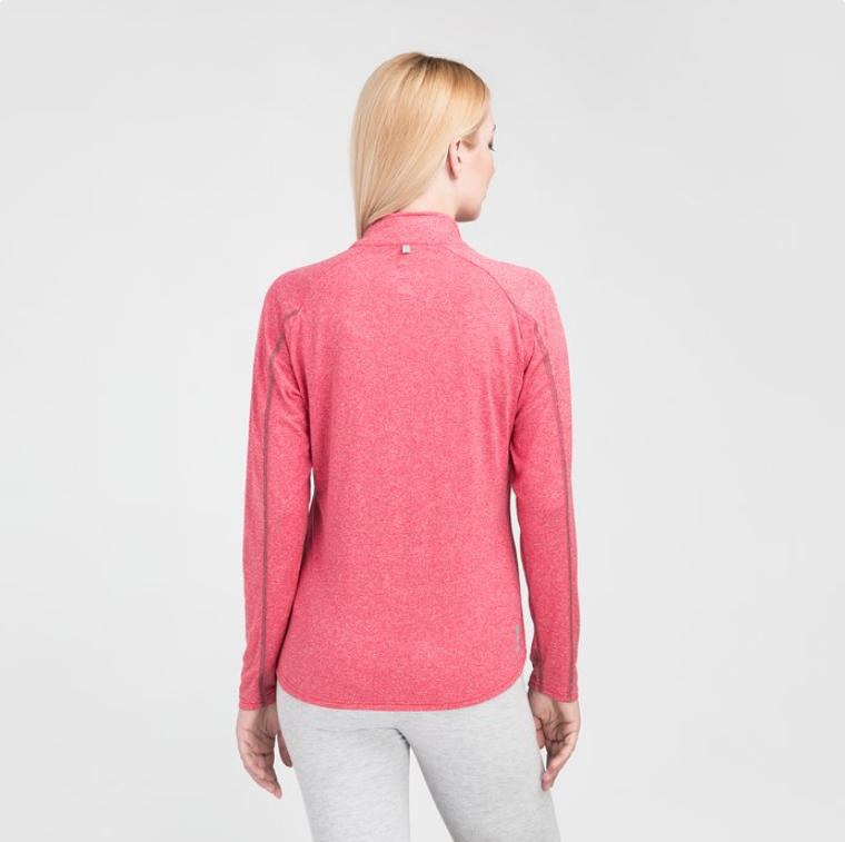 Elevate™ Women's Taza Knit Quarter Zip – Sleek, Soft, and Versatile for Every Active Adventure