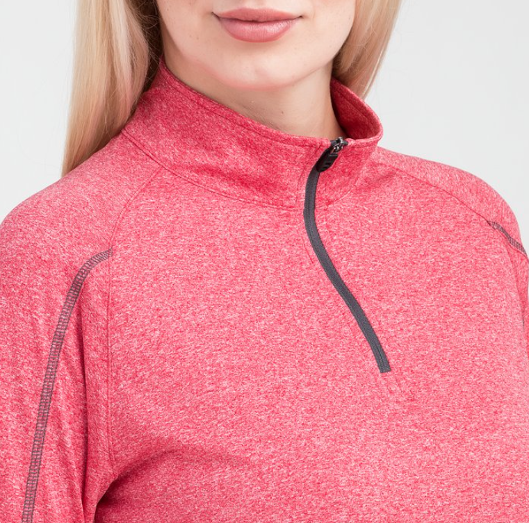 Elevate™ Women's Taza Knit Quarter Zip – Sleek, Soft, and Versatile for Every Active Adventure