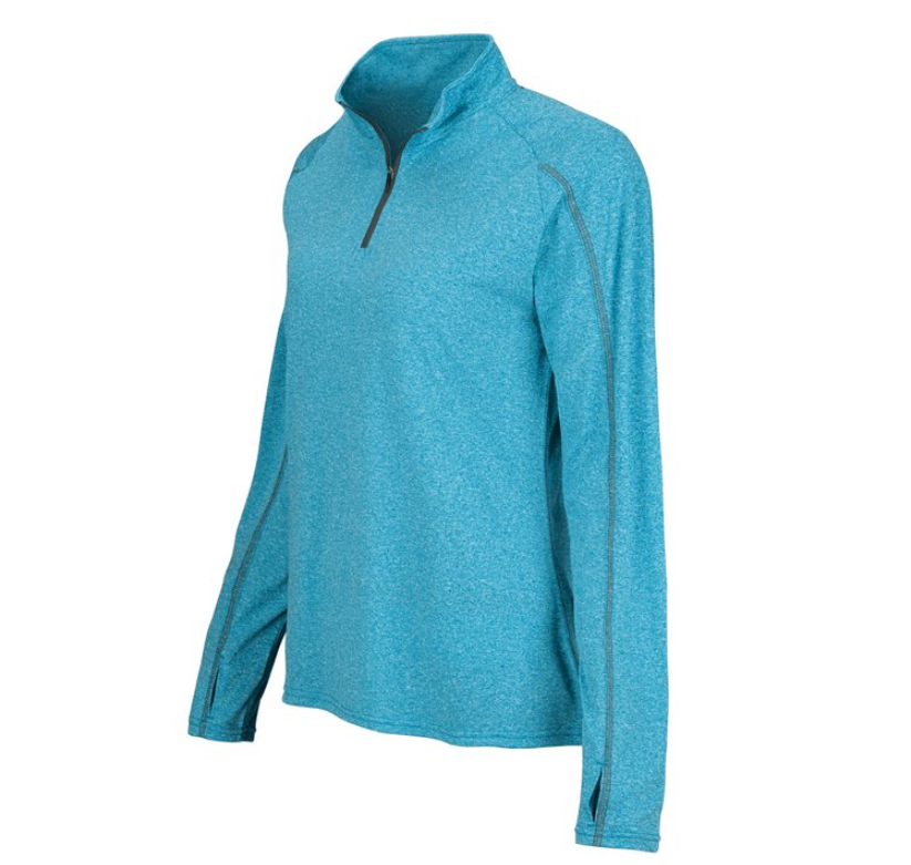Elevate™ Women's Taza Knit Quarter Zip – Sleek, Soft, and Versatile for Every Active Adventure