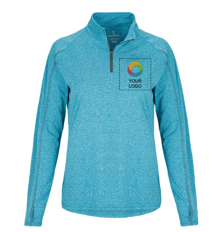 Elevate™ Women's Taza Knit Quarter Zip – Sleek, Soft, and Versatile for Every Active Adventure