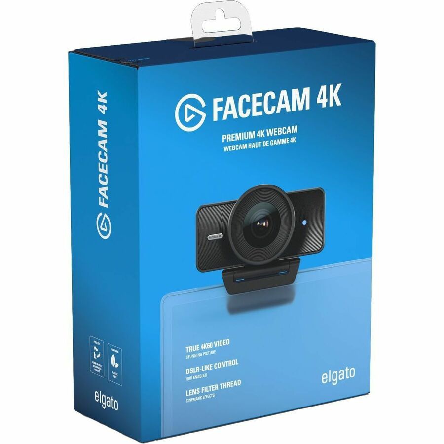 Elgato Facecam 4K Webcam with SONY STARVIS Sensor for Creators