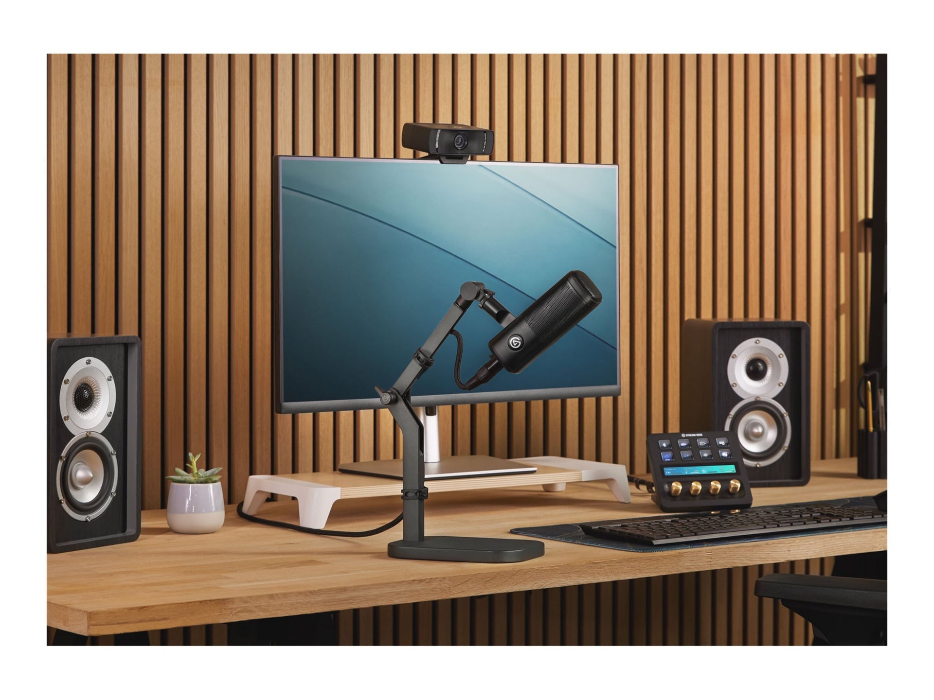 Elgato Wave Desk Stand 10AAU9901 – Stable Mic Mount for Streamers