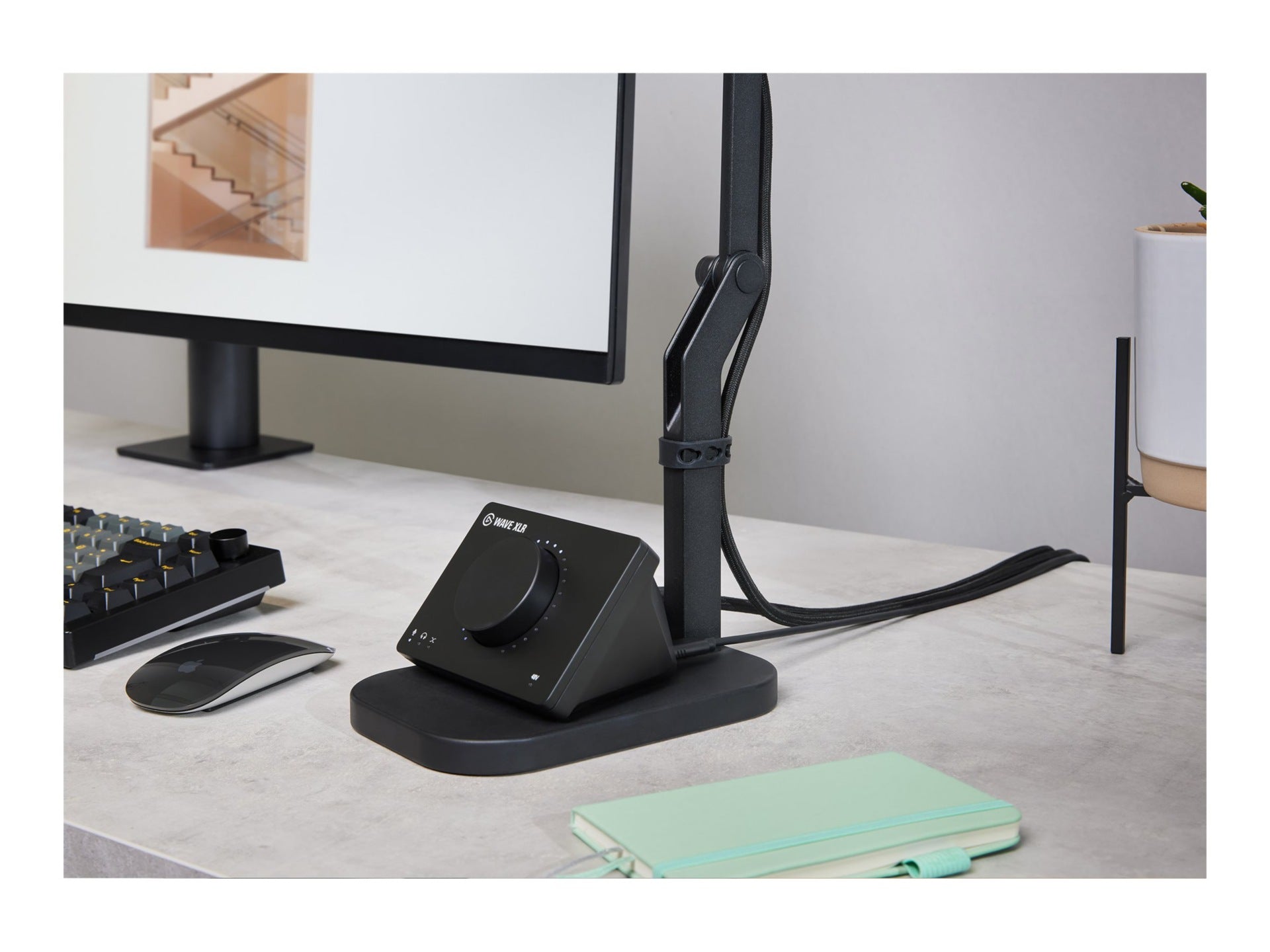 Elgato Wave Desk Stand 10AAU9901 – Stable Mic Mount for Streamers