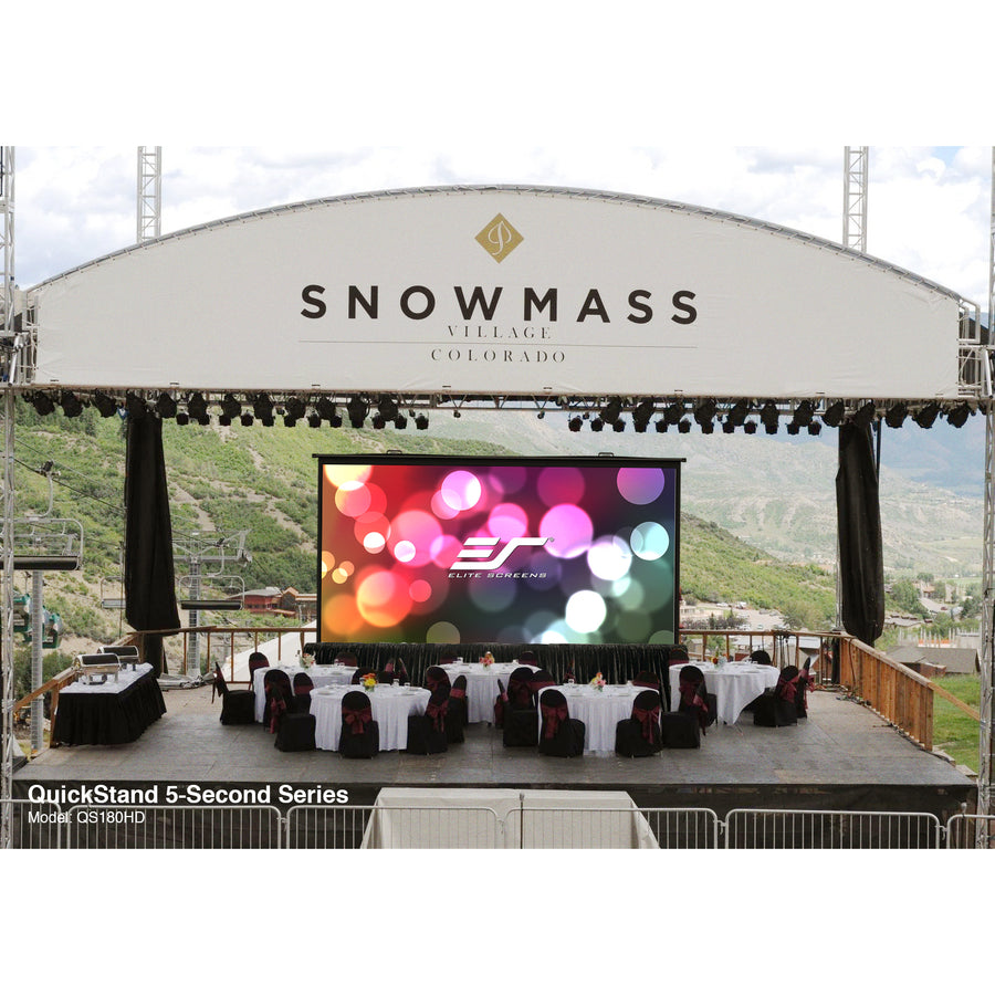 Elite Screens Quickstand 5-Second Series Qs180Hd