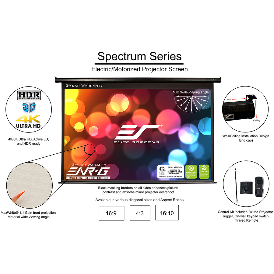 Elite Screens Spectrum Electric125H