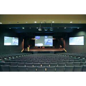 Elite Screens Vmax2 - 135-Inch 16:9, Wall Ceiling Electric Motorized Drop Down Hd Projection Projector Screen