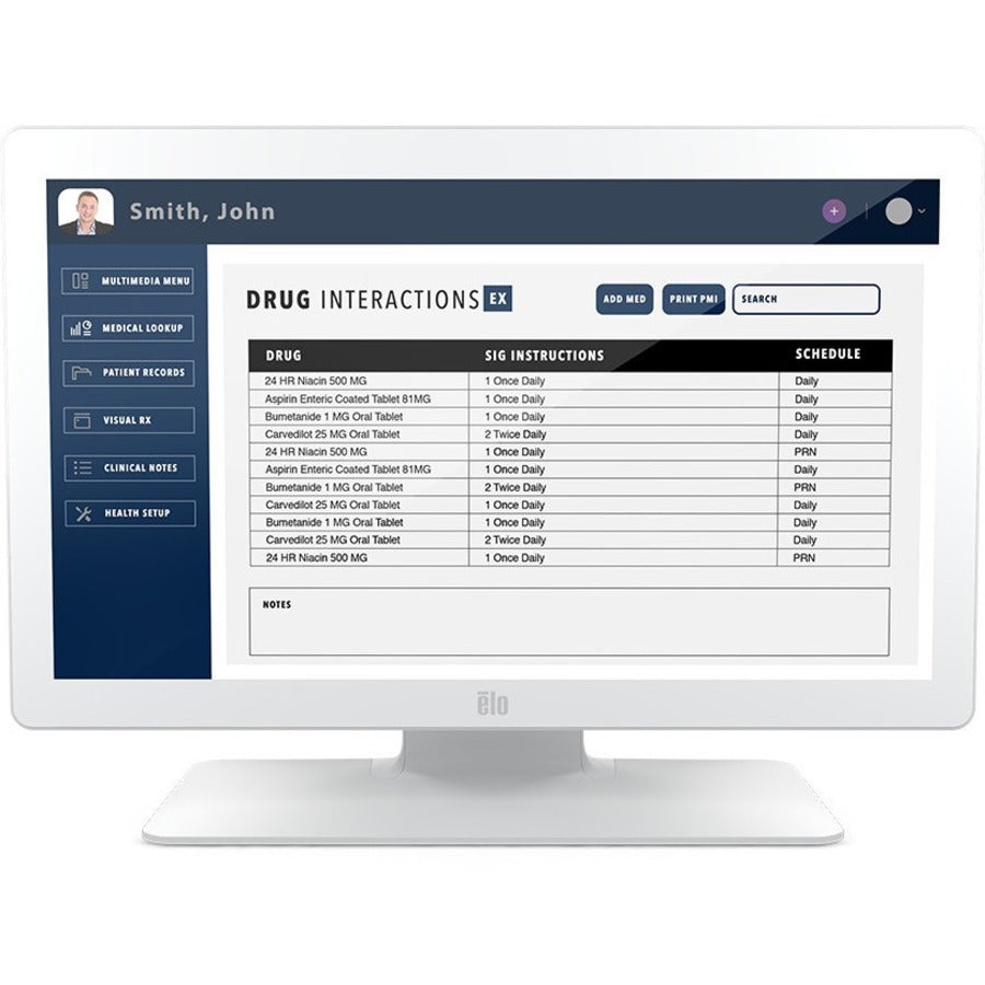 Elo 2203LM 22" Class LCD Touchscreen Monitor - 16:9 - 14 ms - 21.5" Viewable - Projected