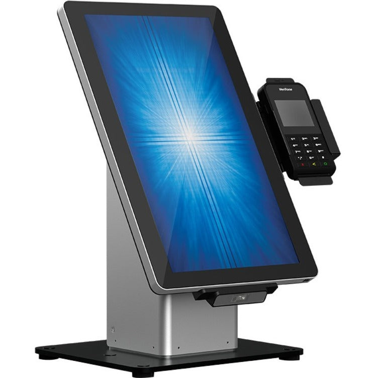 Elo Slim Desk Mount for Touchscreen Monitor, Cradle, Bar Code Reader,