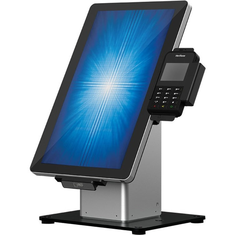 Elo Slim Desk Mount for Touchscreen Monitor, Cradle, Bar Code Reader,