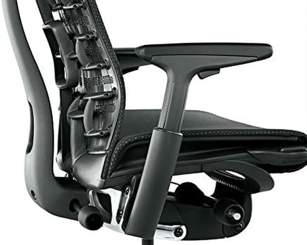 Embody Ergonomic Office Chair With Adjustable Arms Black