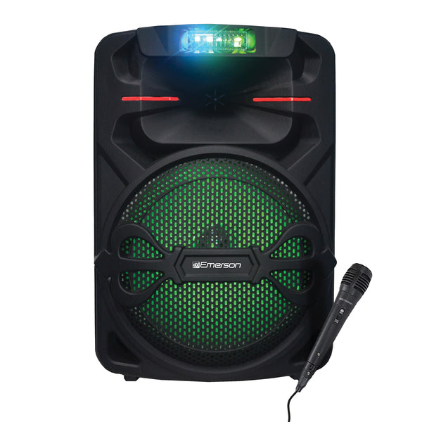 Emerson EDS-1200 Portable Bluetooth Party System, True Wireless, with LED