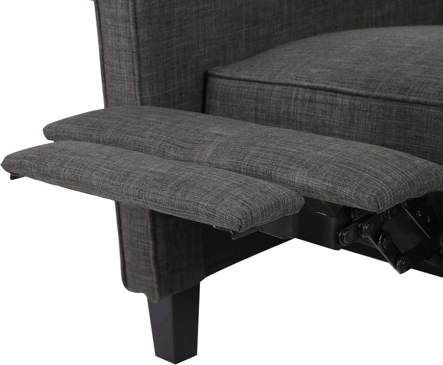 Emmie Fabric Recliner Set Of 2 Moss Gray Recliners