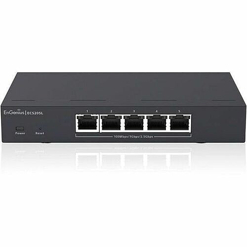 EnGenius ECS205L 5-Port L2 Switch with 2.5G Multi-Gig for SMBs