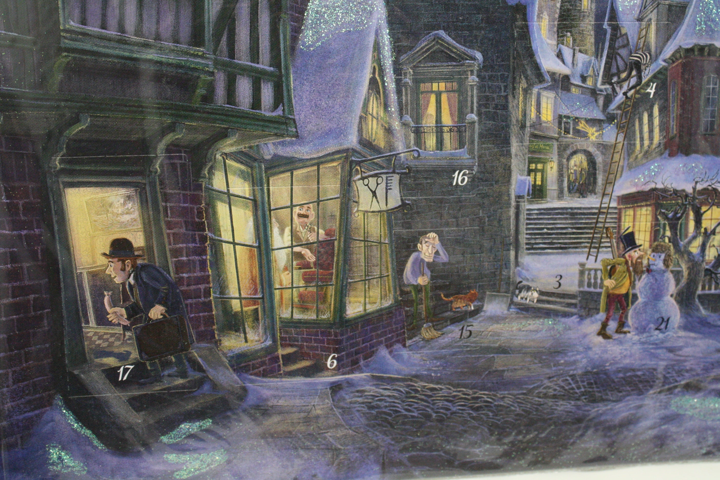 Enchanted Moonlit Village - Wall Advent Calendar
