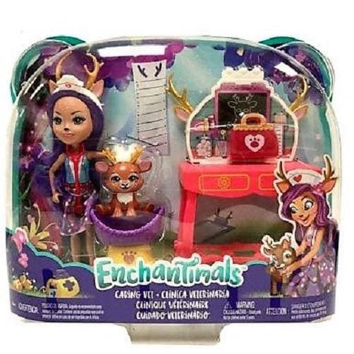 Enchantimals Caring Vet Doll Danessa with Pet Sprint for Kids 4+