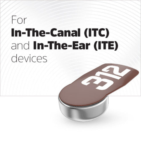 Energizer Ez Turn & Lock Size 312, 8-Pack, Brown Az312Dp-8