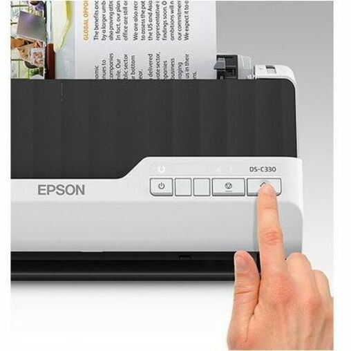 Epson DS-C330 Sheetfed Scanner - 600 dpi Optical - 10-bit Color - 30 ppm (Mono) - 30 ppm