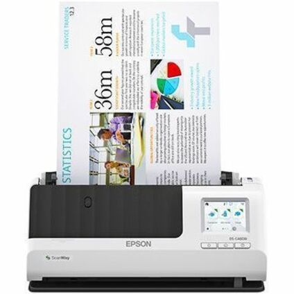 Epson DS-C480W Sheetfed Scanner - 600 dpi Optical - 10-bit Color - 30 ppm (Mono) - 30 ppm