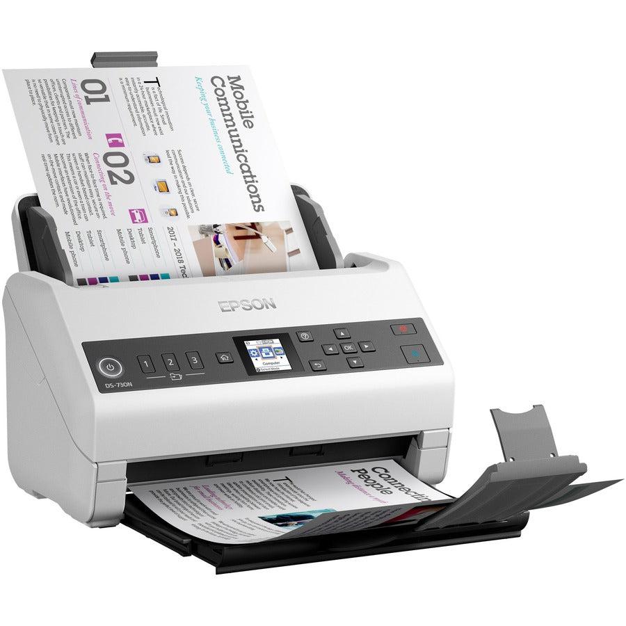 Epson Ds-730N - Document Scanner - Desktop - Usb 2.0, Gigabit Lan